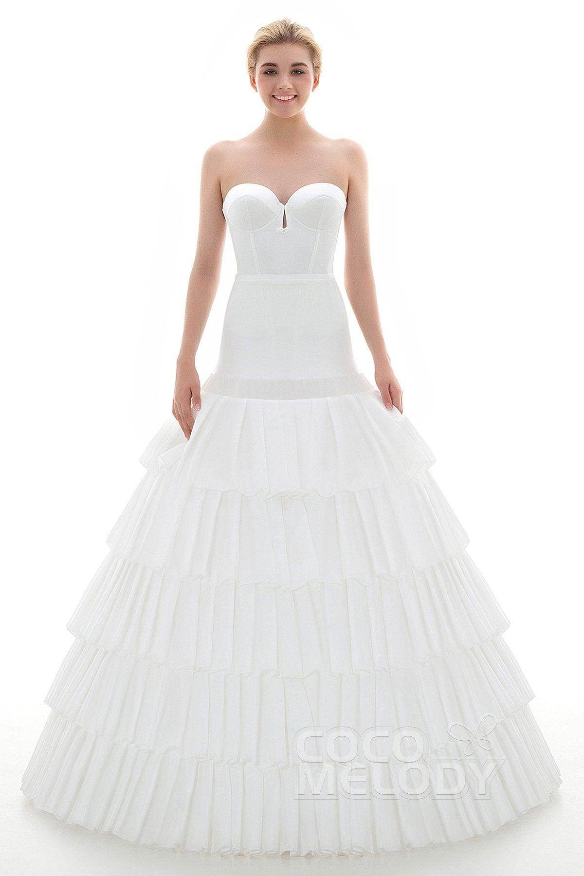 Ball Gown Floor-Length 5 Hoops Wedding Petticoats CP0016004 - COCOMELODY